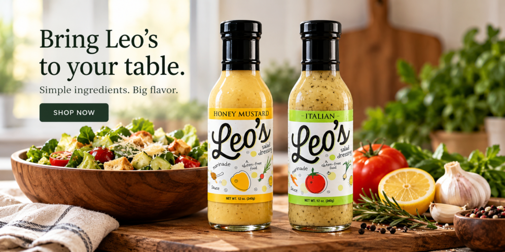 Leo's Honey Mustard and Italian dressings
